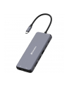 Hub USB Verbatim Multi Port CMH-14: 1x USB-C PD, 3xUSB-A 3.0, 1xUSB-C 3.0, 2xUSB-A 2.0, 2xHDMI, VGA, RJ-45, SD/microSD, audio - nr 12