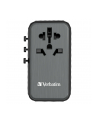 Adapter podróżny Verbatim UTA-06 GaN III globalny-globalny 2xUSB 2xUSB-C PD QC 4+ - nr 20