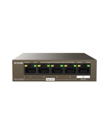 Switch niezarządzalny Tenda TEG1105PD 5-port 1GbE PoE