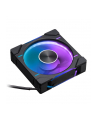 no name PHANTEKS D30 PWM Wentylator D-RGB z odwróconym przepływem powietrza - 120mm, czarny - nr 1