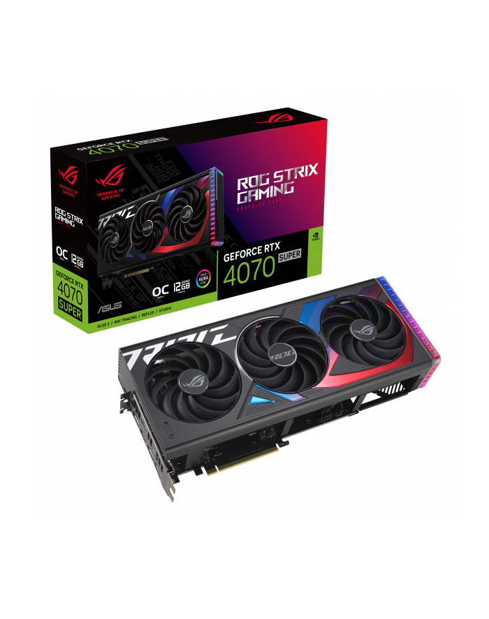 Karta graficzna ASUS ROG Strix GeForce RTX 4070 SUPER OC 12GB GAMING główny