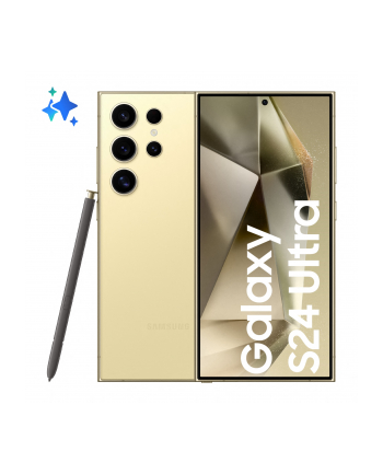 Smartfon Samsung Galaxy S24 Ultra (S928) 12/512GB 6,8''; 3120x1440 5000mAh 5G Dual SIM tytan żółty