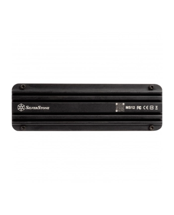 no name SilverStone MS12 M2 SSD Futerał USB 32 - czarny nr 1