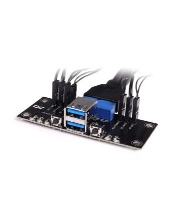 no name Przedni panel I/O Alphacool ES z USB 30 i zestawem do obudowy serwerowej nr 1
