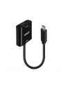 Lindy USB converter, USB-C male > DisplayPort female (Kolor: CZARNY, 21cm, 4K 144Hz) - nr 19