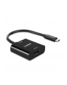 Lindy USB converter, USB-C male > DisplayPort female (Kolor: CZARNY, 21cm, 4K 144Hz) - nr 21