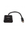 Lindy USB converter, USB-C male > DisplayPort female (Kolor: CZARNY, 21cm, 4K 144Hz) - nr 25