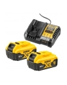 D-EWALT starter set battery kit DCB1104P2, 18 volts, charger (yellow/Kolor: CZARNY, 2x Li-ion battery 5.0 Ah) - nr 2