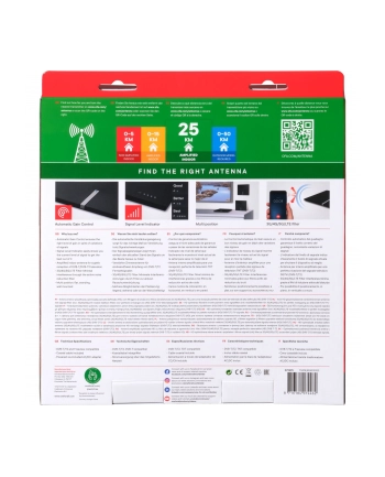 One for all DVB-T2 indoor antenna SV9495-5G (Kolor: CZARNY) nr 1