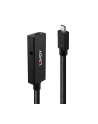 Lindy USB 3.2 Gen 2 active extension cable, USB-C male > USB-C female (Kolor: CZARNY, 5 meters) - nr 21