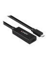 Lindy USB 3.2 Gen 2 active extension cable, USB-C male > USB-C female (Kolor: CZARNY, 5 meters) - nr 6