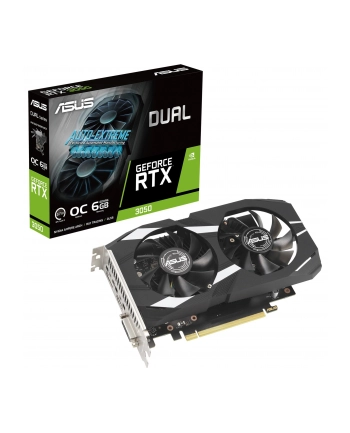 Karta VGA Asus Dual GeForce RTX 3050 OC Edition 6GB GDDR6 96bit HDMI+DP+DVI-D PCIe4.0 nr 1