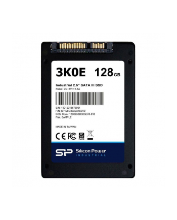 Dysk SSD Silicon Power 3K0E Industrial 128GB 2.5” SATA3 (540/230 MB/s)