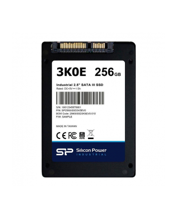 Dysk SSD Silicon Power 3K0E Industrial 256GB 2.5” SATA3 (540/470 MB/s)