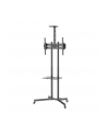 Stojak mobilny Techly 37''-70'', 50kg regulowany, 2xpółka - nr 9