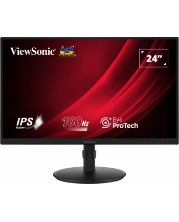 viewsonic europe Monitor ViewSonic 23.8'' VG2408A (VS19713) HDMI DP VGA 3xUSB głośniki 2x2W