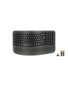 Klawiatura bezprzewodowa Logitech Wave Keys For Business czarna ergonomiczna - nr 5