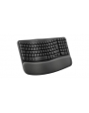 Klawiatura bezprzewodowa Logitech Wave Keys For Business czarna ergonomiczna - nr 6
