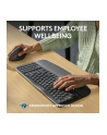 Klawiatura bezprzewodowa Logitech Wave Keys For Business czarna ergonomiczna - nr 8