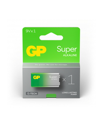  Bateria alkaliczna 6LR61 9V (R9*) GP Super Alkaline G-TECH - 1 sztuka