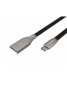  Kabel USB 2.0 Type-C(M) - AM 1m czarny metal Natec prati - nr 1