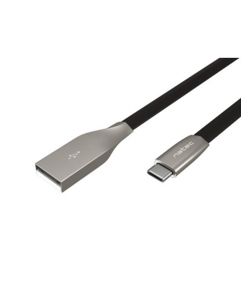  Kabel USB 2.0 Type-C(M) - AM 1m czarny metal Natec prati nr 2