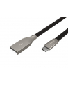  Kabel USB 2.0 Type-C(M) - AM 1m czarny metal Natec prati - nr 2