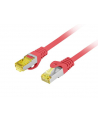 Patchcord Lanberg S/FTP kat.6A 3m LSZH CU fluke passed czerwony - nr 1