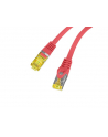 Patchcord Lanberg S/FTP kat.6A 3m LSZH CU fluke passed czerwony - nr 3