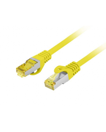 Patchcord Lanberg S/FTP kat.6A 3m LSZH CU fluke passed żółty nr 1