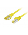 Patchcord Lanberg S/FTP kat.6A 5m LSZH CU fluke passed żółty - nr 1