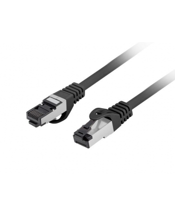 Patchcord Lanberg S/FTP kat.8.1 0,25m LSZH CU fluke passed czarny nr 2