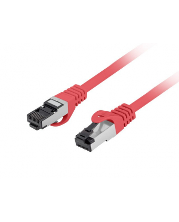 Patchcord Lanberg S/FTP kat.8.1 1m LSZH CU fluke passed czerwony