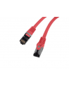 Patchcord Lanberg S/FTP kat.8.1 1m LSZH CU fluke passed czerwony - nr 4