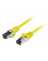 Patchcord Lanberg S/FTP kat.8.1 2m LSZH CU fluke passed żółty - nr 5