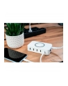 Good Connections USB desktop charging station 60 watts, 5-port (Kolor: BIAŁY, 10W Qi wireless charging, USB-A, USB-C) - nr 12