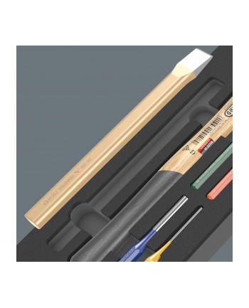 Wera 9782 foam insert hammer set 1, 6 pieces (Kolor: CZARNY/gray, in foam insert for workshop trolley) nr 1