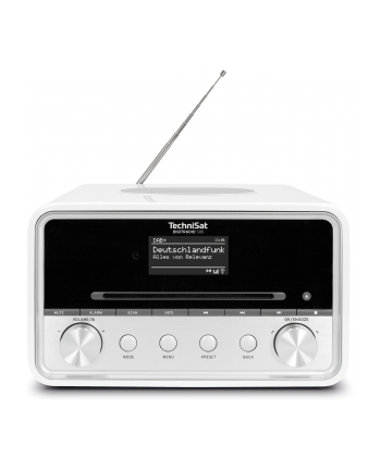TechniSat DIGITRADIO 586, Internet radio (Kolor: BIAŁY/silver, WLAN, Bluetooth, CD)