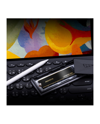 ADATA LEGEND 900 512 GB, SSD (Kolor: CZARNY/gold, PCIe 4.0 x4, NVMe 1.4, M.2 2280)