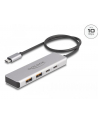 DeLOCK USB 10 Gbps USB Type-C Hub with 2 x USB Type-A and 2 x USB Type-C, USB hub (grey) - nr 8