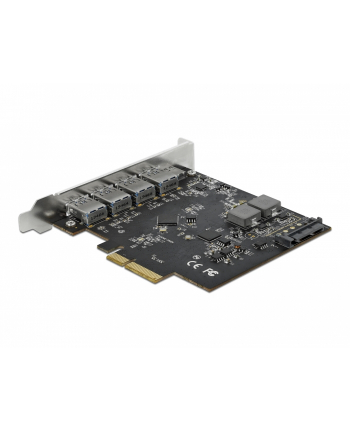 DeLOCK PCI Express x4 card for 1 x USB Type-C + 4 x USB Type-A, interface card