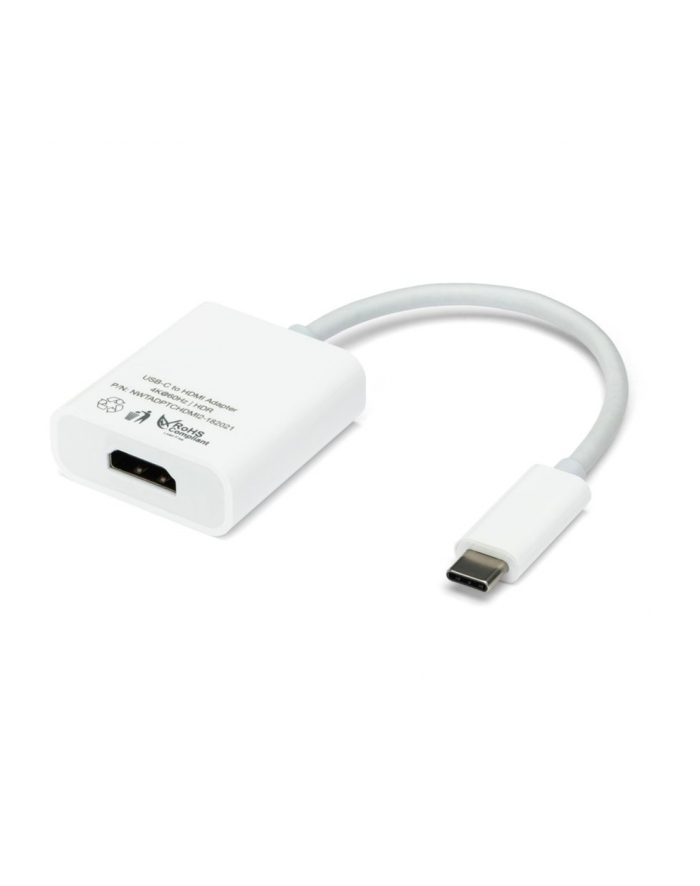 OWC USB adapter, USB-C male > HDMI 4K female (Kolor: BIAŁY, 11cm) główny