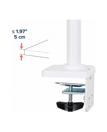 Ergotron NX monitor arm, monitor holder (Kolor: BIAŁY)