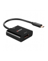 Lindy USB converter, USB-C male > DisplayPort female (Kolor: CZARNY, 21cm, 4K 144Hz) - nr 19