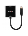 Lindy USB converter, USB-C male > DisplayPort female (Kolor: CZARNY, 21cm, 4K 144Hz) - nr 22