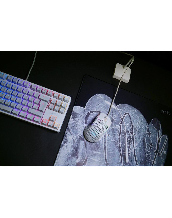 CHERRY Xtrfy GP4, gaming mouse pad (Kolor: BIAŁY/Kolor: CZARNY, large) główny