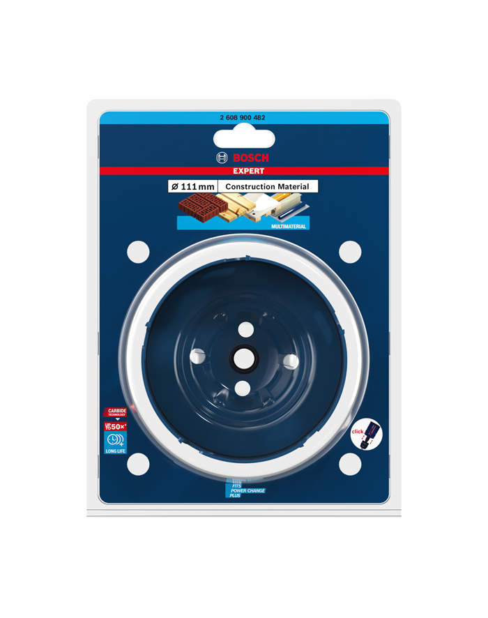 bosch powertools Bosch Expert hole saw 'Construction Material', 111mm (4.1/2) główny