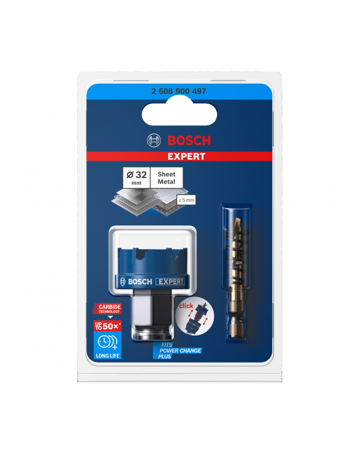bosch powertools Bosch Expert Carbide hole saw 'SheetMetal', 32mm główny
