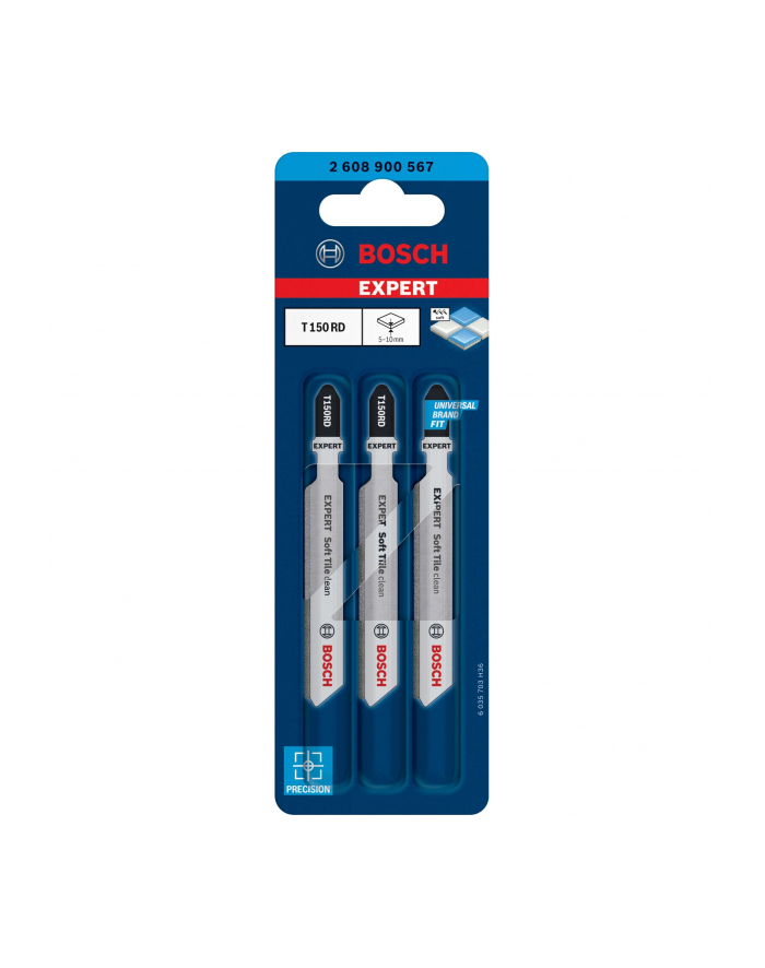 bosch powertools Bosch Expert jigsaw blade T 150 RD 'Soft Tile Clean' (3 pieces) główny