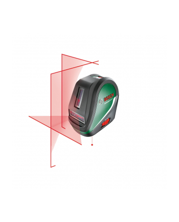 bosch powertools Bosch Cross Line Laser UniversalLevel 3 Maxi Set (green/Kolor: CZARNY, red laser lines, range 10 meters)